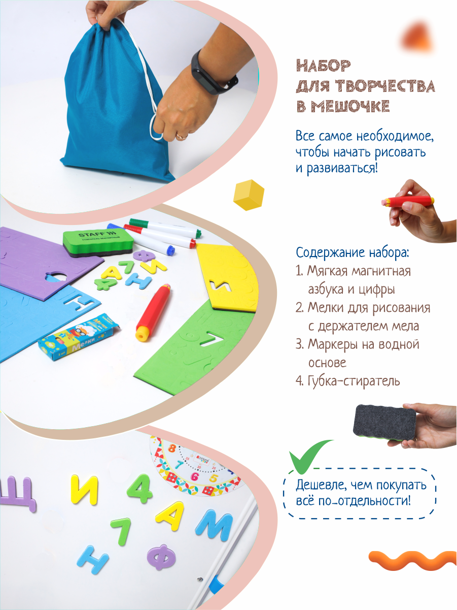 Магнитно-грифельная доска InHome - фото 2