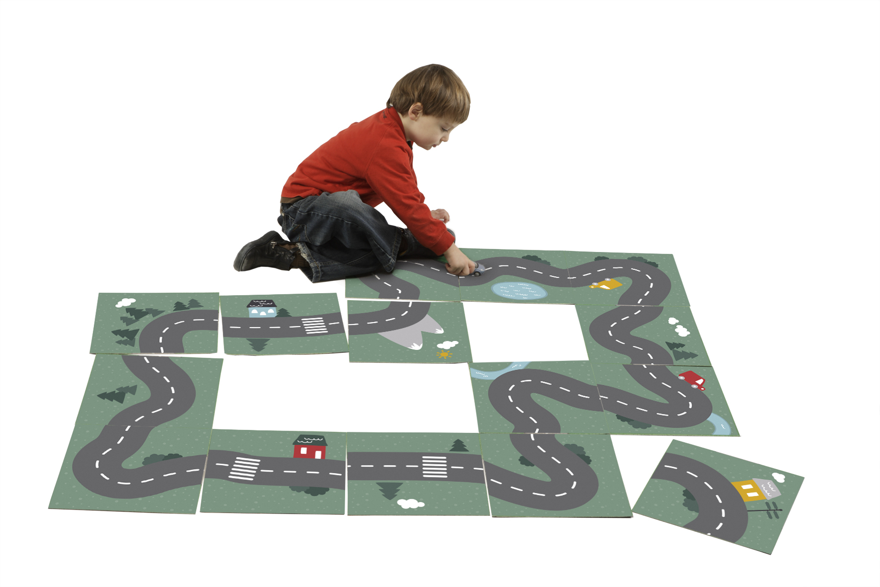 Детский складной коврик Achoka 29 x 29 см 15 шт. - фото 1