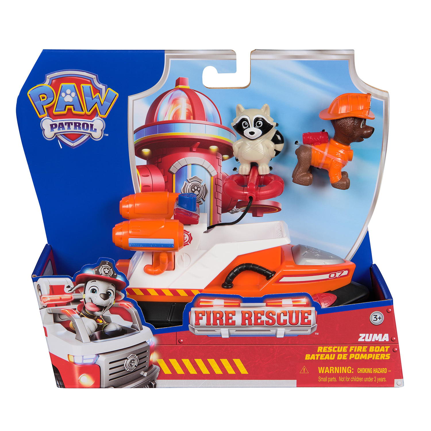 Изображение товара Игровой набор Paw Patrol Зума Пожарные спасатели с катером и аксессуарами для детей