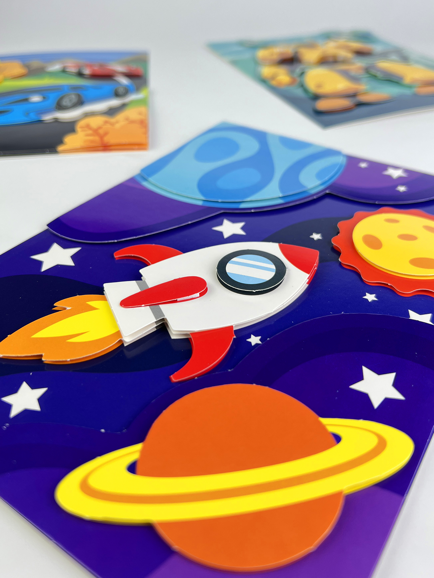 Набор для творчества Дрофа-Медиа аппликация Гонки Трансформер Космос - фото 8