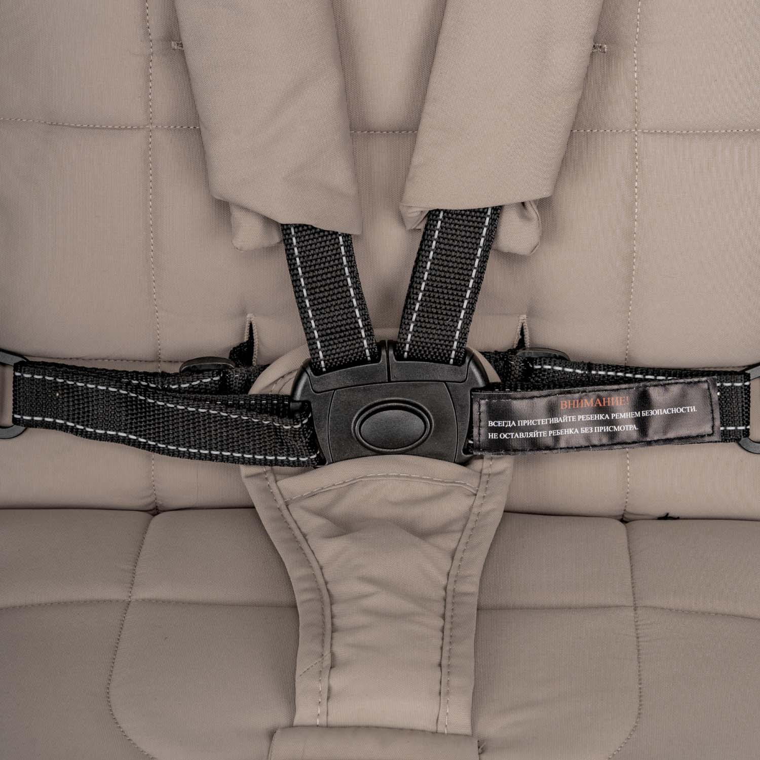 Коляска прогулочная Indigo Wind с автосложением, бежевый - фото 10