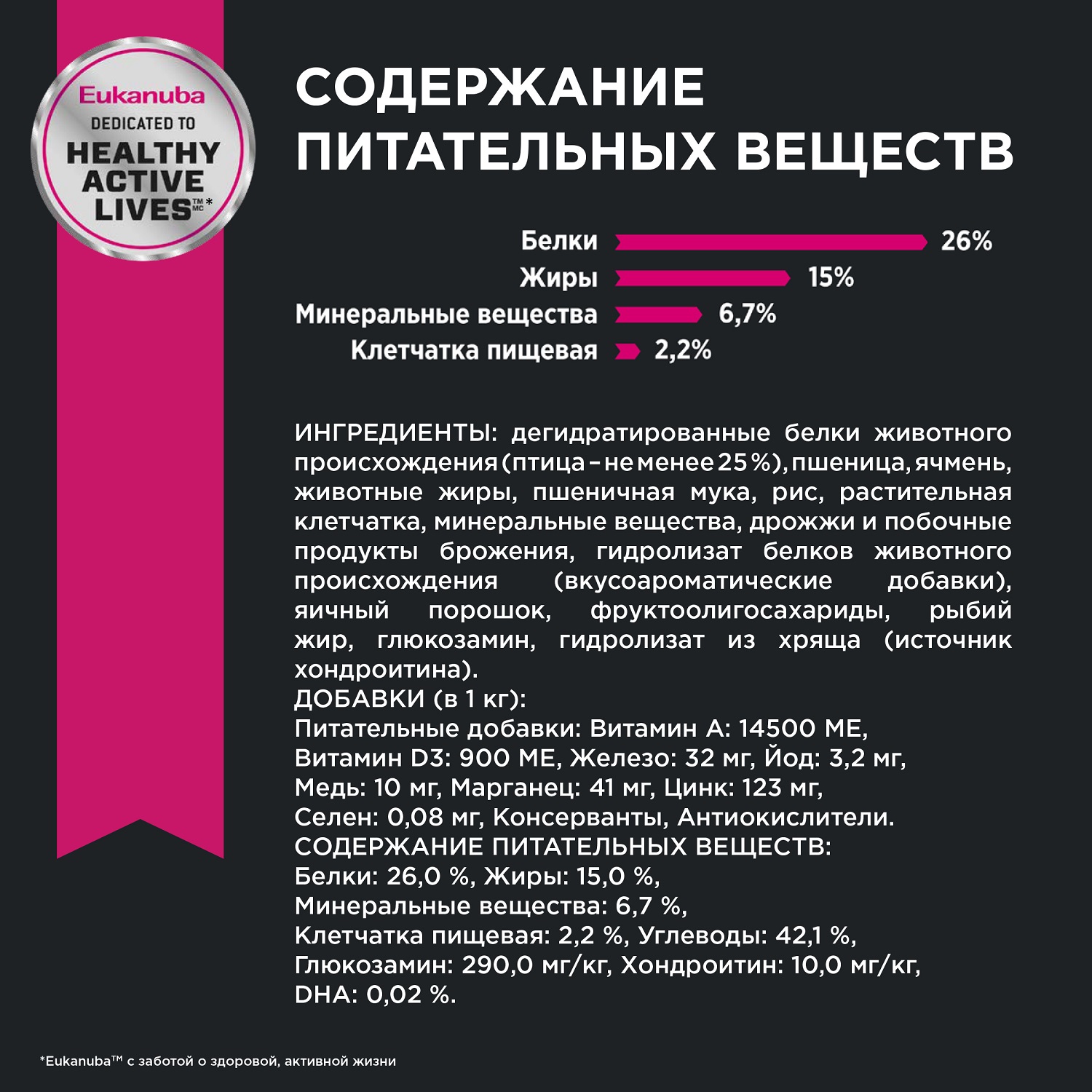 Корм Eukanuba Dog 15кг для взрослых собак средних пород сухой - фото 9