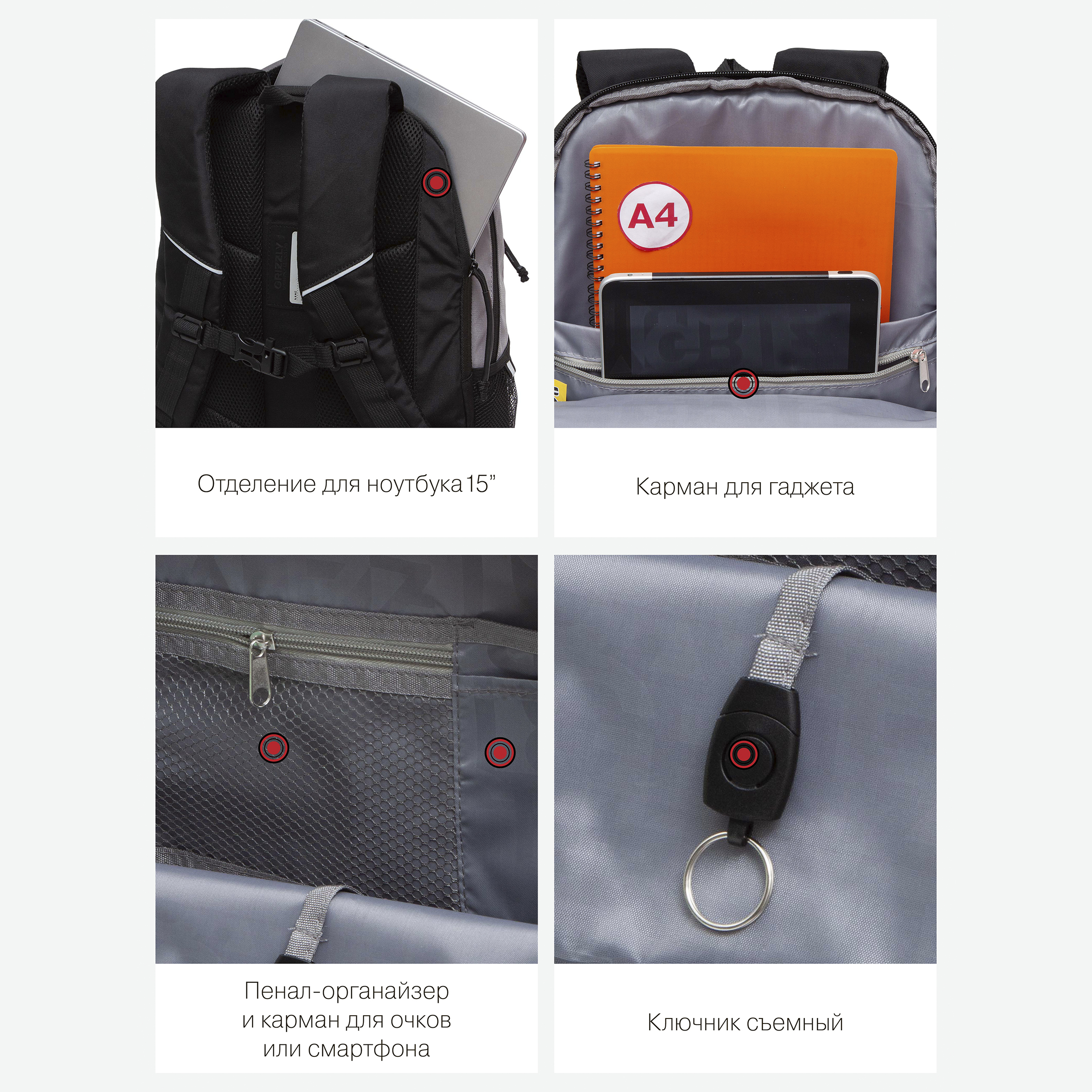 Рюкзак Grizzly - фото 11