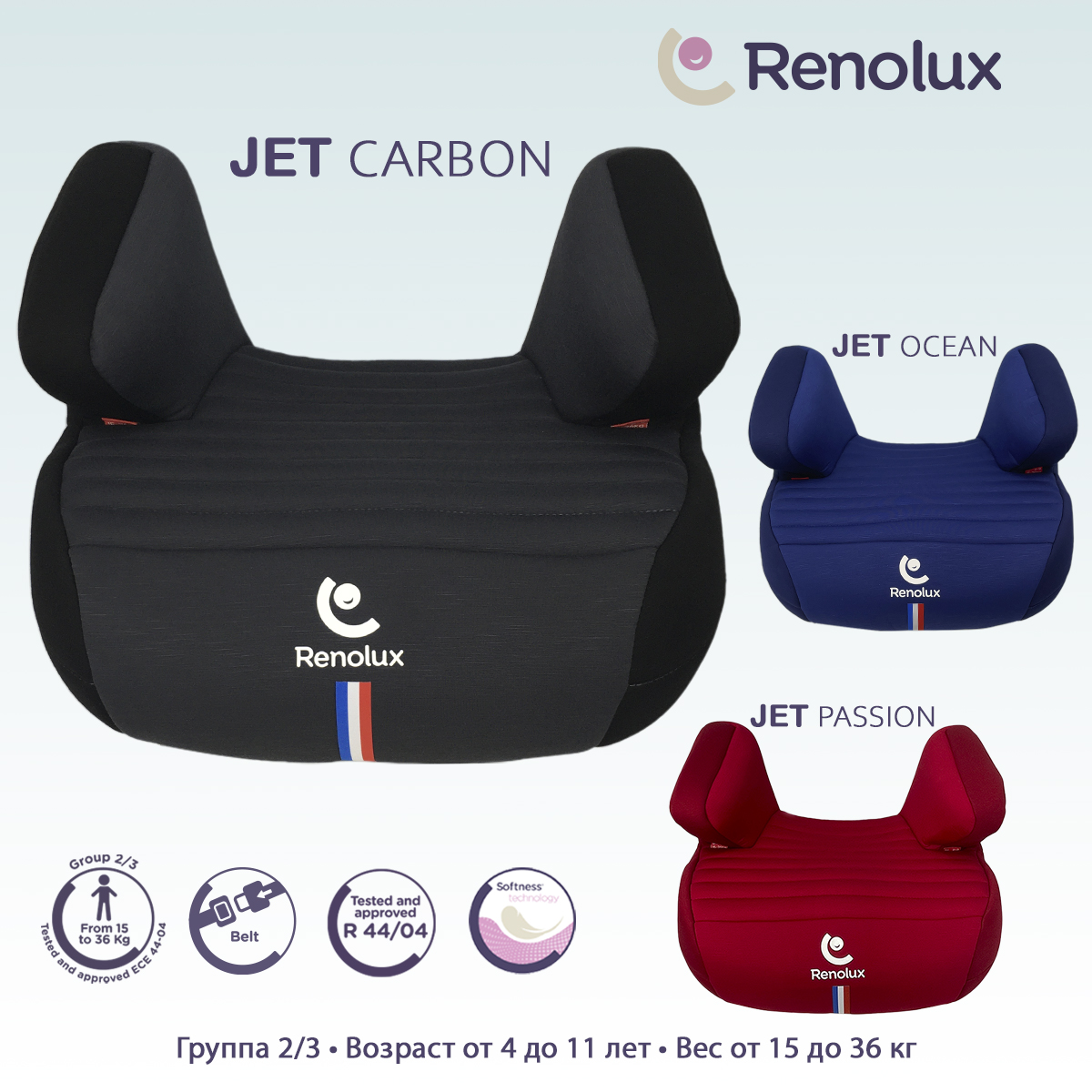 Автокресло Renolux Jet carbon 3 (22-36 кг) - фото 8