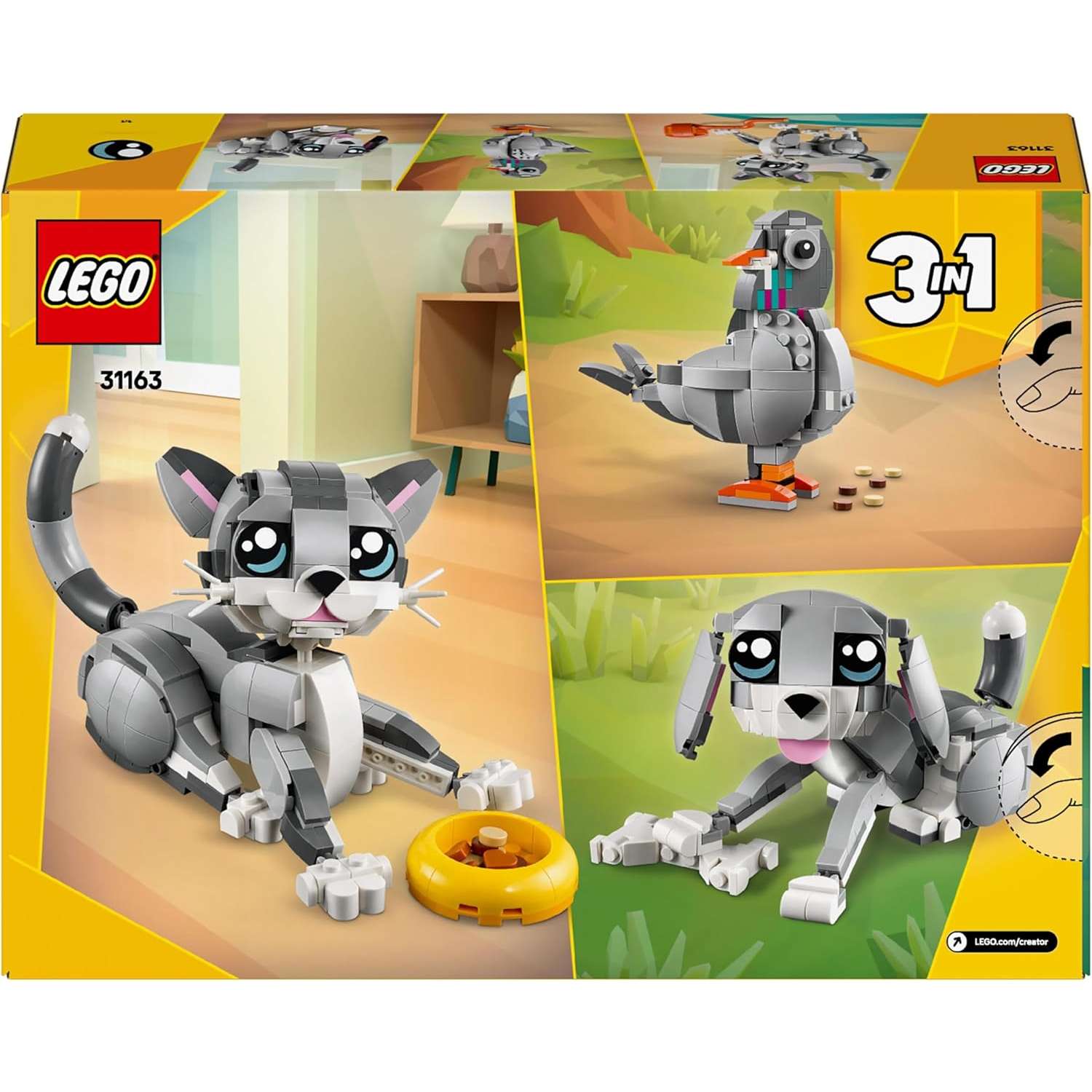 Конструктор LEGO Creator Игривый котенок блочный - фото 7