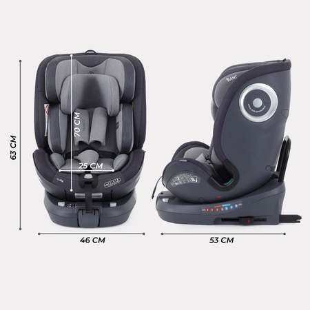 Автокресло Rant MultiFix Grey Isofix 0+/1/2/3 (0-36 кг)