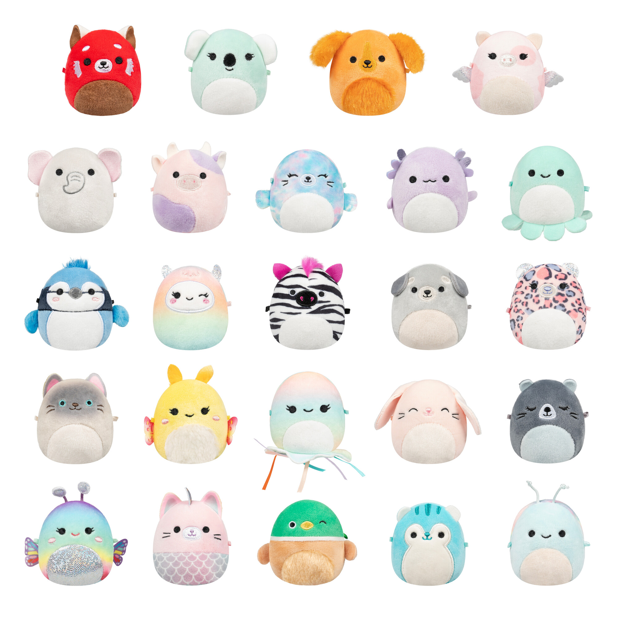 Мягкая игрушка Squishmallows собачка Модный плюш 6.35 см в ассортименте - фото 1
