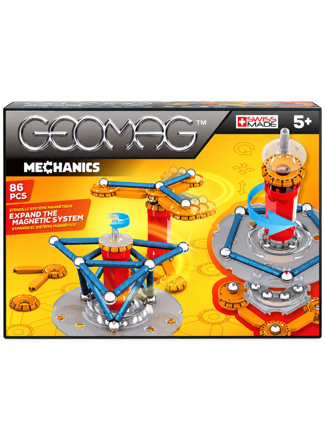 Конструктор Geomag Mechanics Gravity магнитный 86 дет. - фото 8