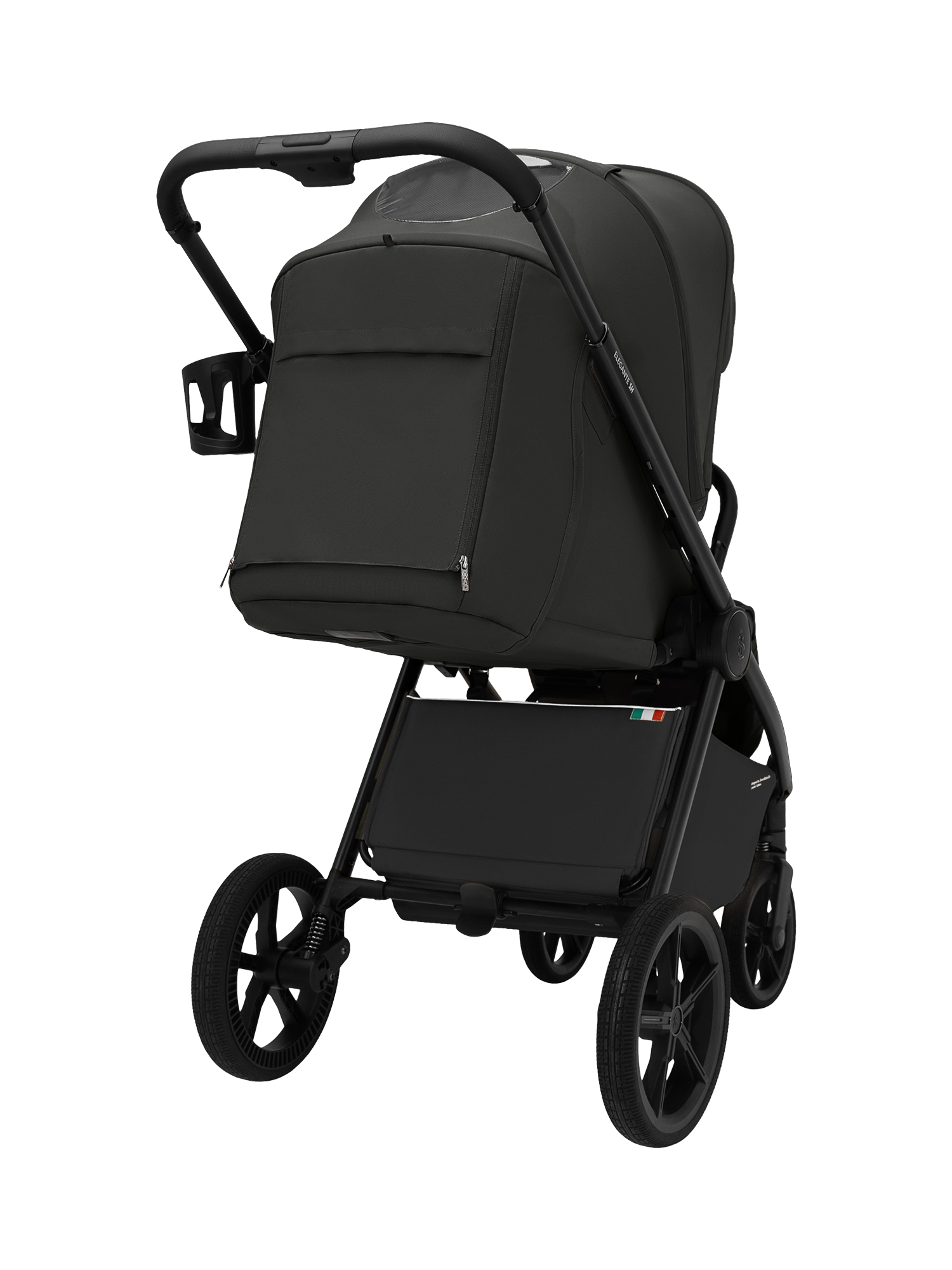 Коляска прогулочная Sweet Baby Elegante SM Black черный - фото 20