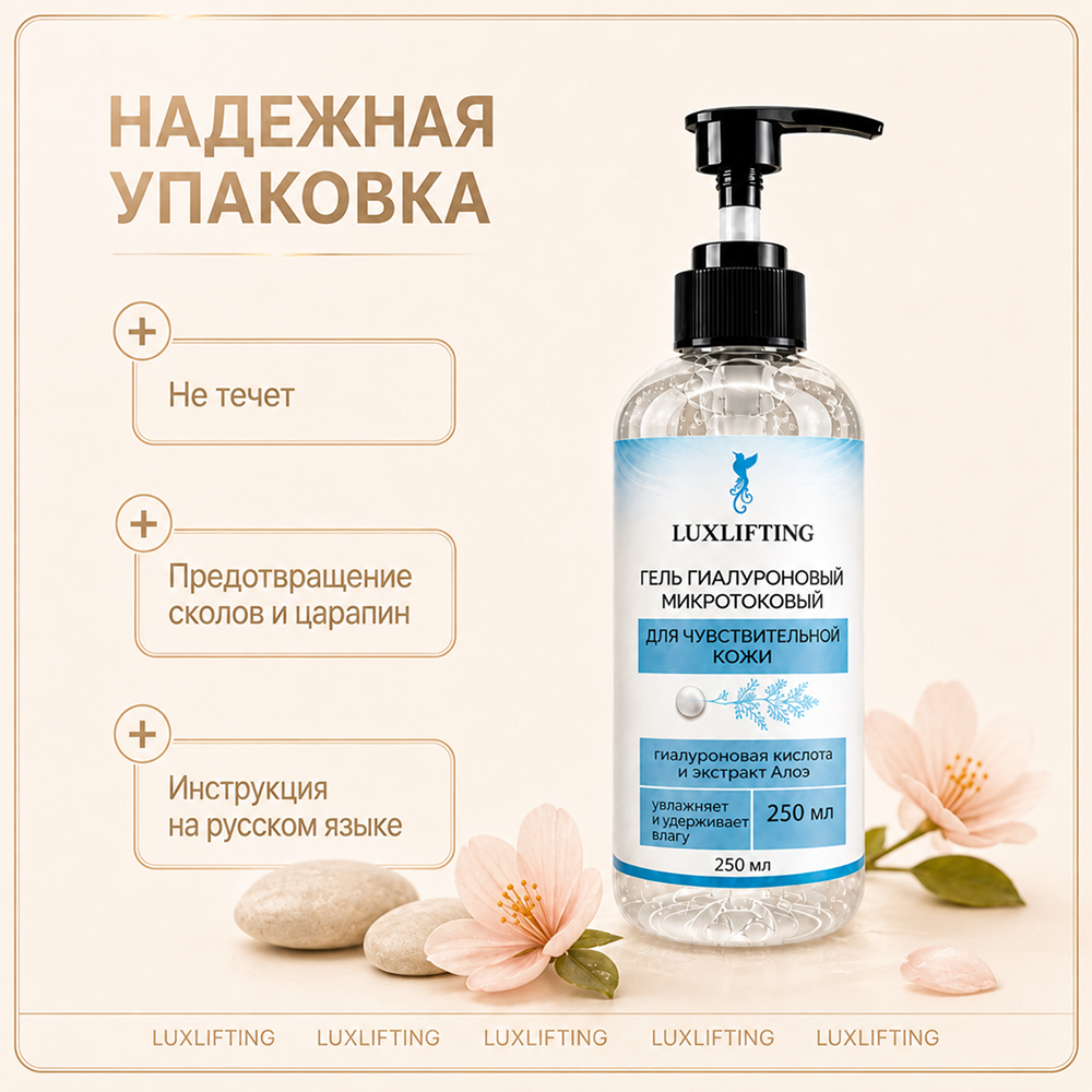 Гель LUXLIFTING для чувствительной кожи 250 мл - фото 12