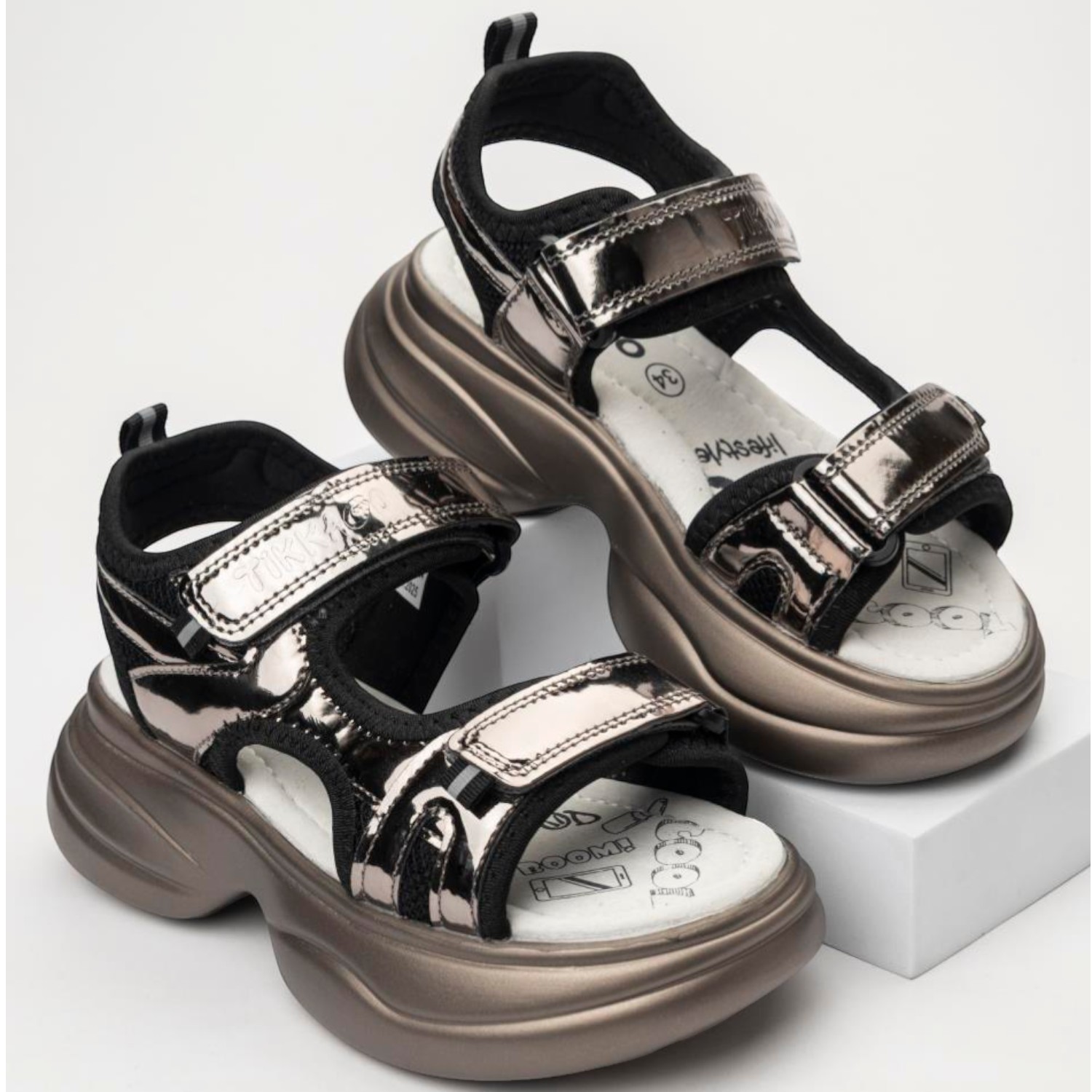 Сандалии TikkaGo 7F17_2606_bronze - фото 1