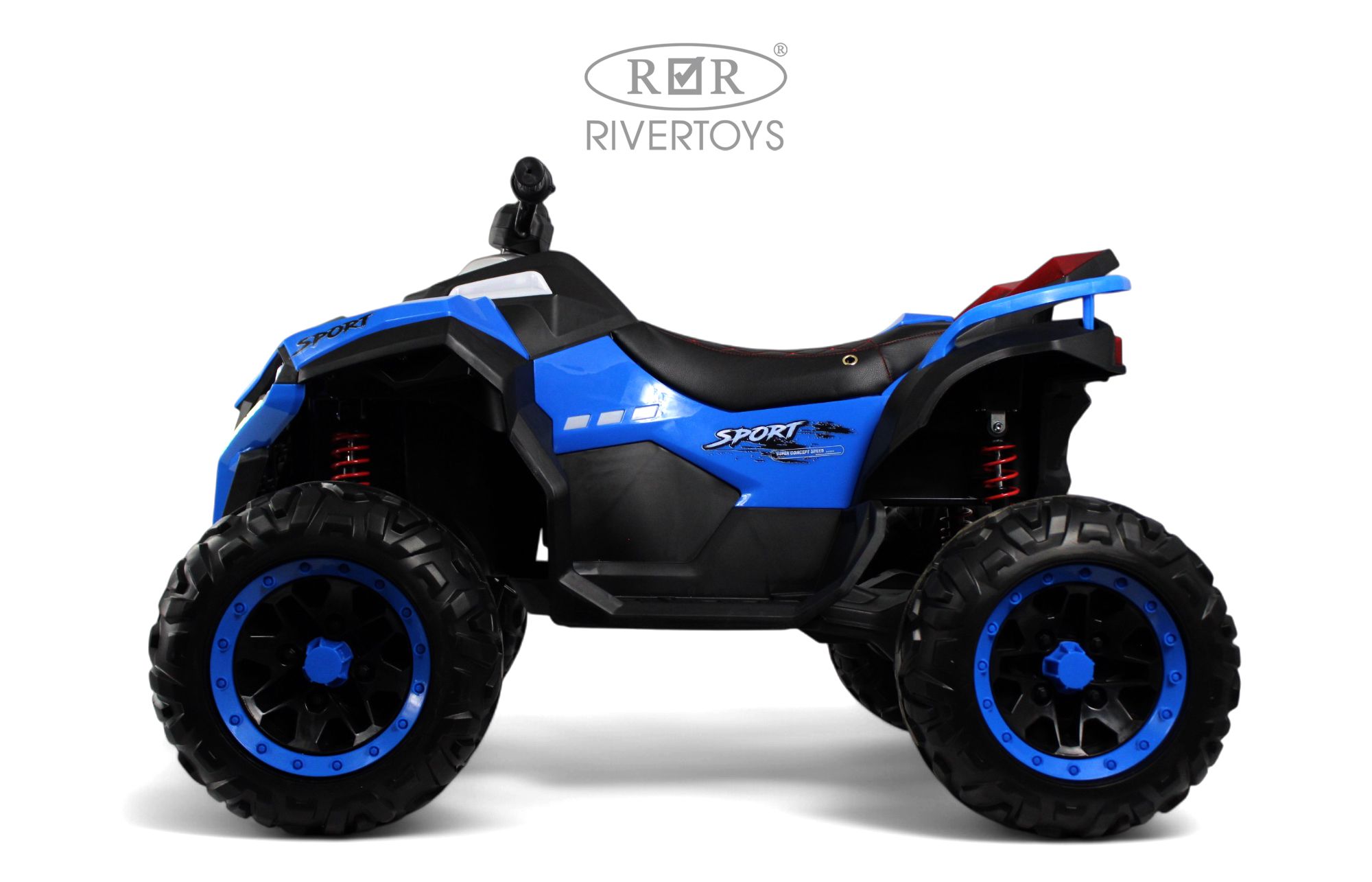 Электромобиль RIVERTOYS Z888VO-BLUE С пультом ДУ - фото 2