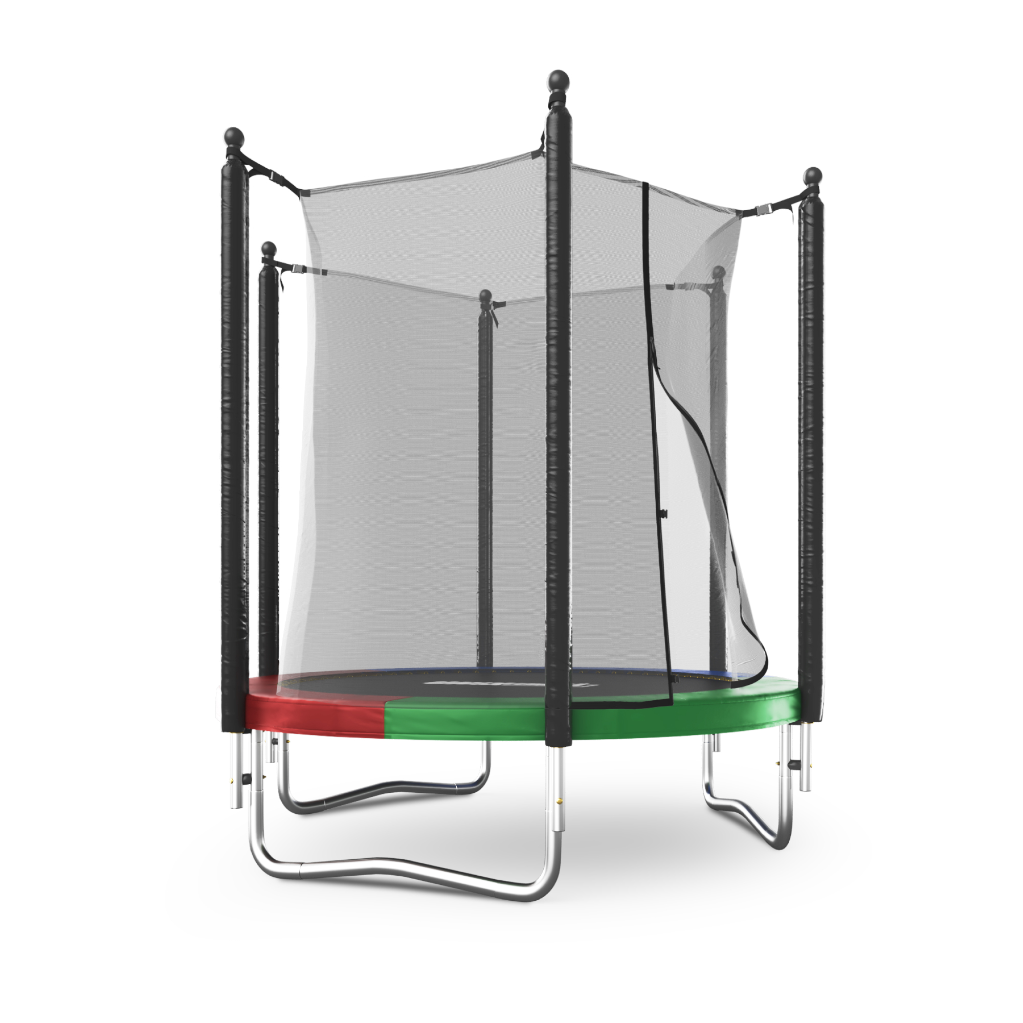 Батут каркасный Simple 6 ft UNIX line Color с внутренней защитной сеткой общий диаметр 183 см до 100 кг - фото 17