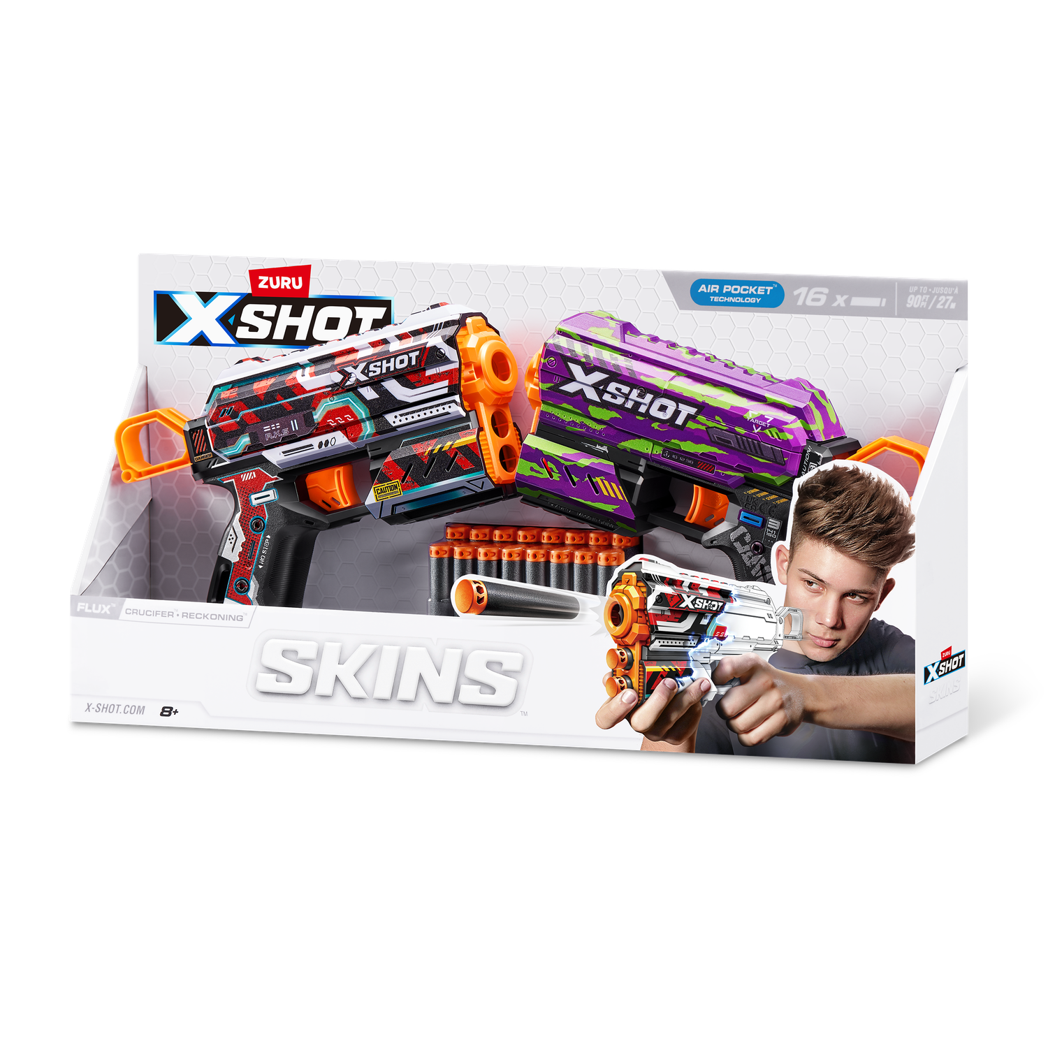 Бластер Zuru XSHOT  Skins Бластер Флакс - фото 9