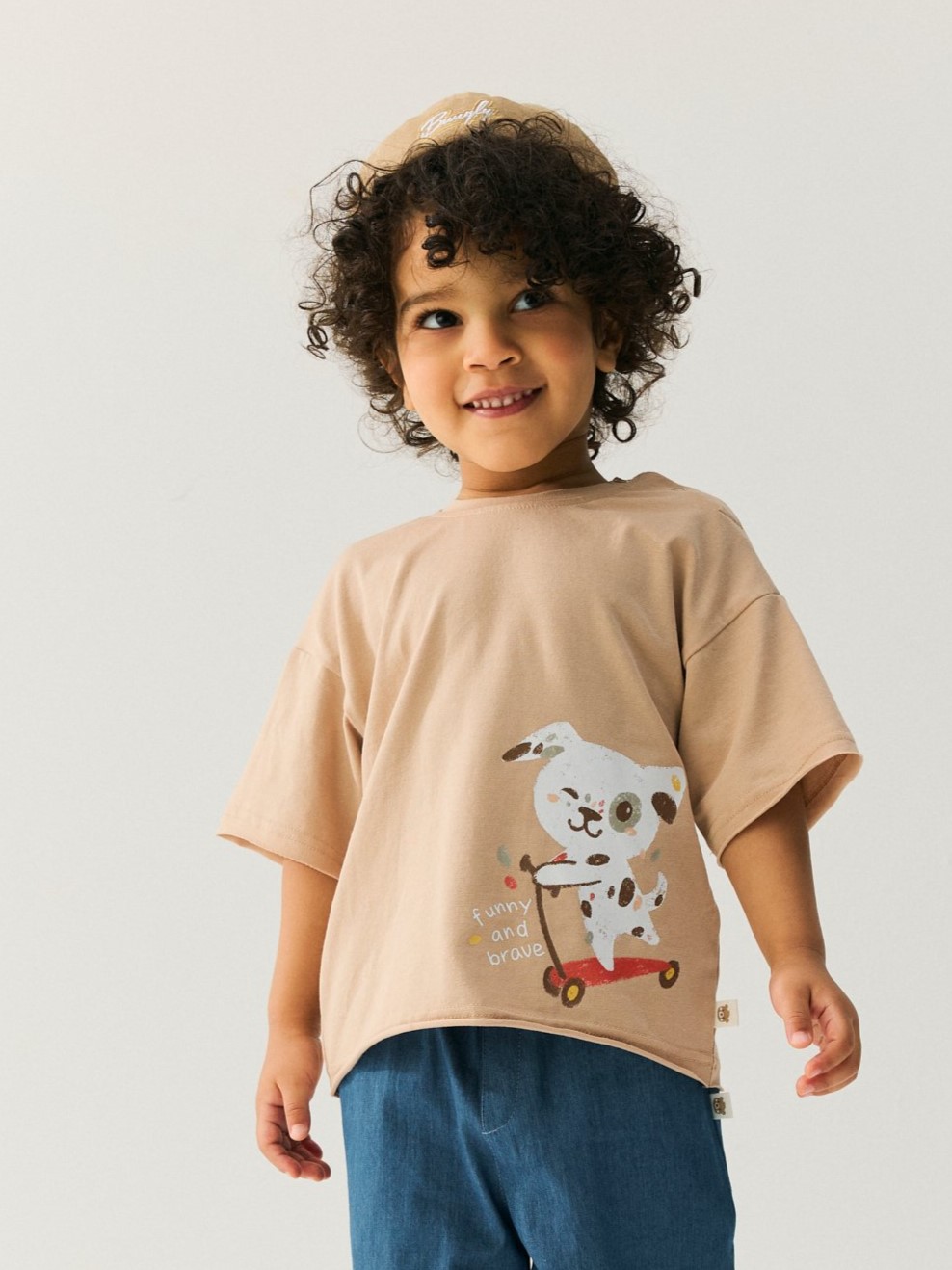 Футболка BUNGLY 1R9789/Беж - фото 1