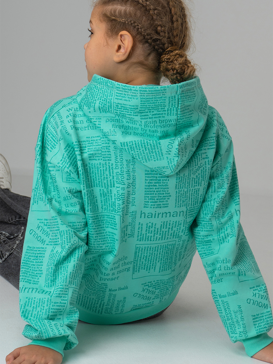 Худи BONITO KIDS SS6073ментоловый - фото 8