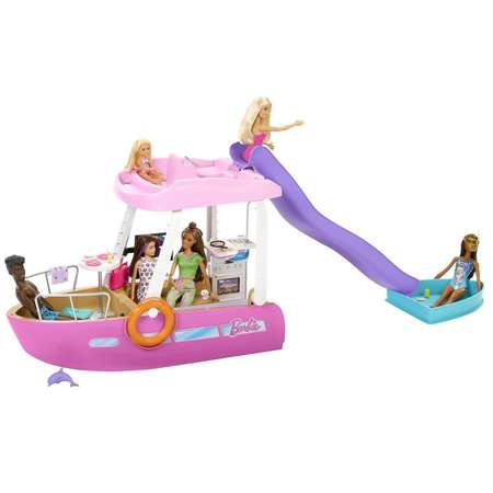 Катер Barbie Лодка мечты розовый