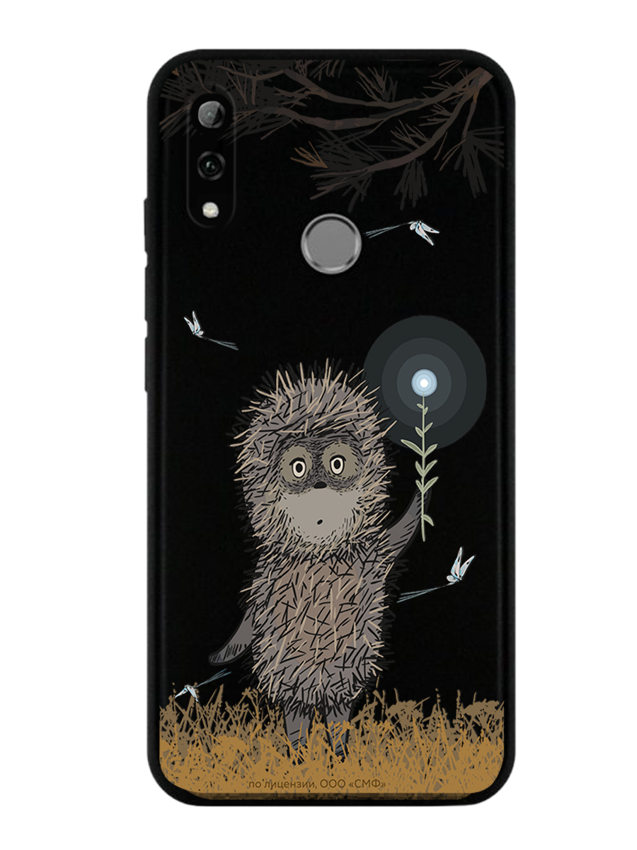 Силиконовый чехол Mcover для смартфона Huawei P Smart 2019 Honor 10 Lite Союзмультфильм Ежик в тумане и фонарик - фото 1