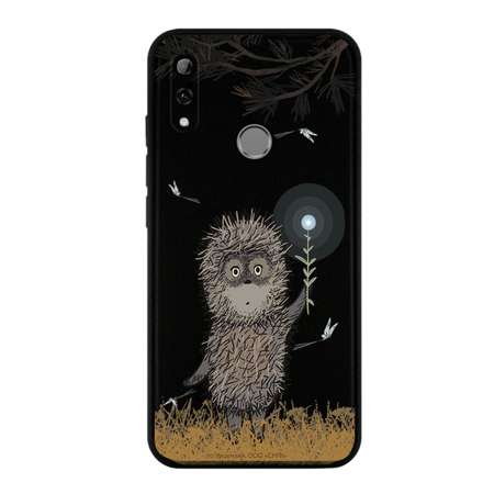 Силиконовый чехол Mcover для смартфона Huawei P Smart 2019 Honor 10 Lite Союзмультфильм Ежик в тумане и фонарик