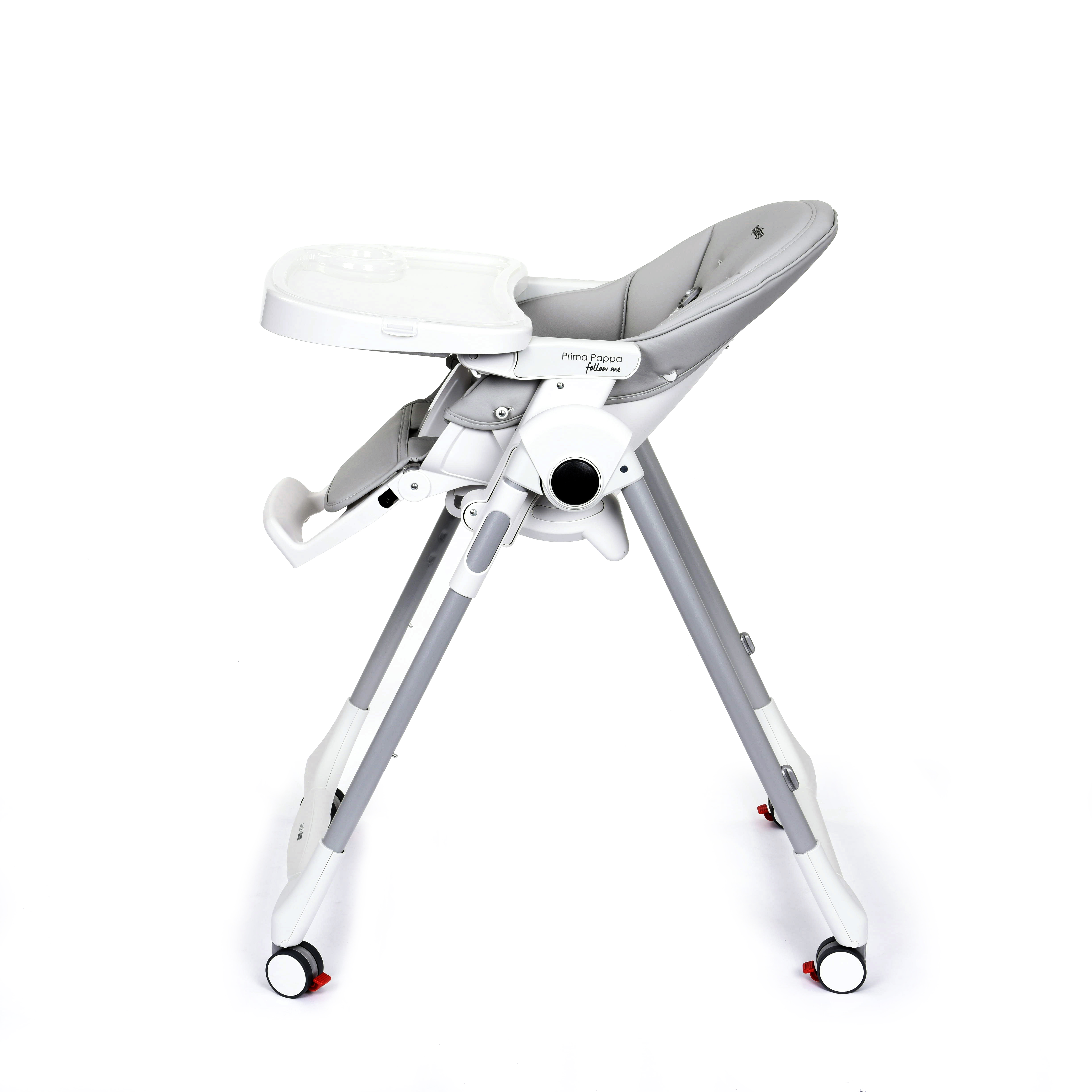 Стульчик для кормления Peg-Perego Prima Pappa Follow Me серый - фото 16