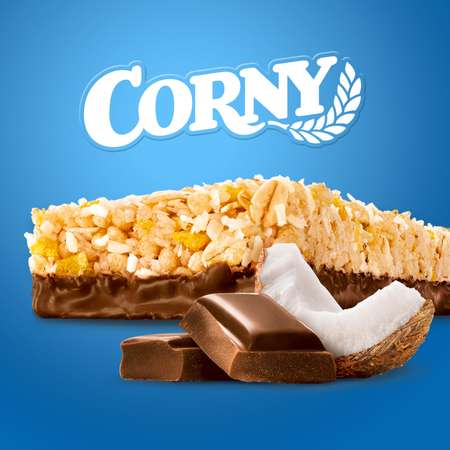 Батончик злаковый CORNY кокос/мол шок 50г