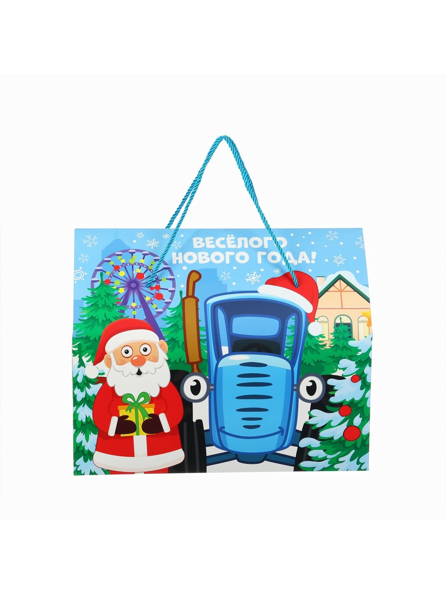 Пакет-коробка Дарите Счастье "Веселого Нового года!", 37 х 33 х 20 см - фото 3
