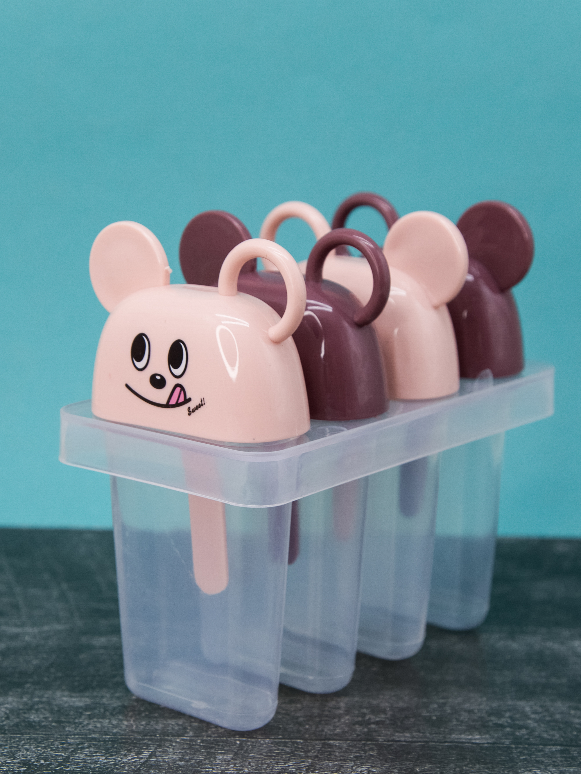 Формочки для мороженого iLikeGift Mouse pink - фото 2