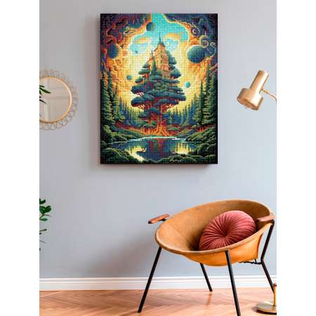 Алмазная мозаика Art on Canvas Замок на дереве в ассортименте