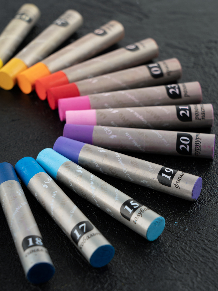 Пастель масляная Малевичъ 24 шт. - фото 10