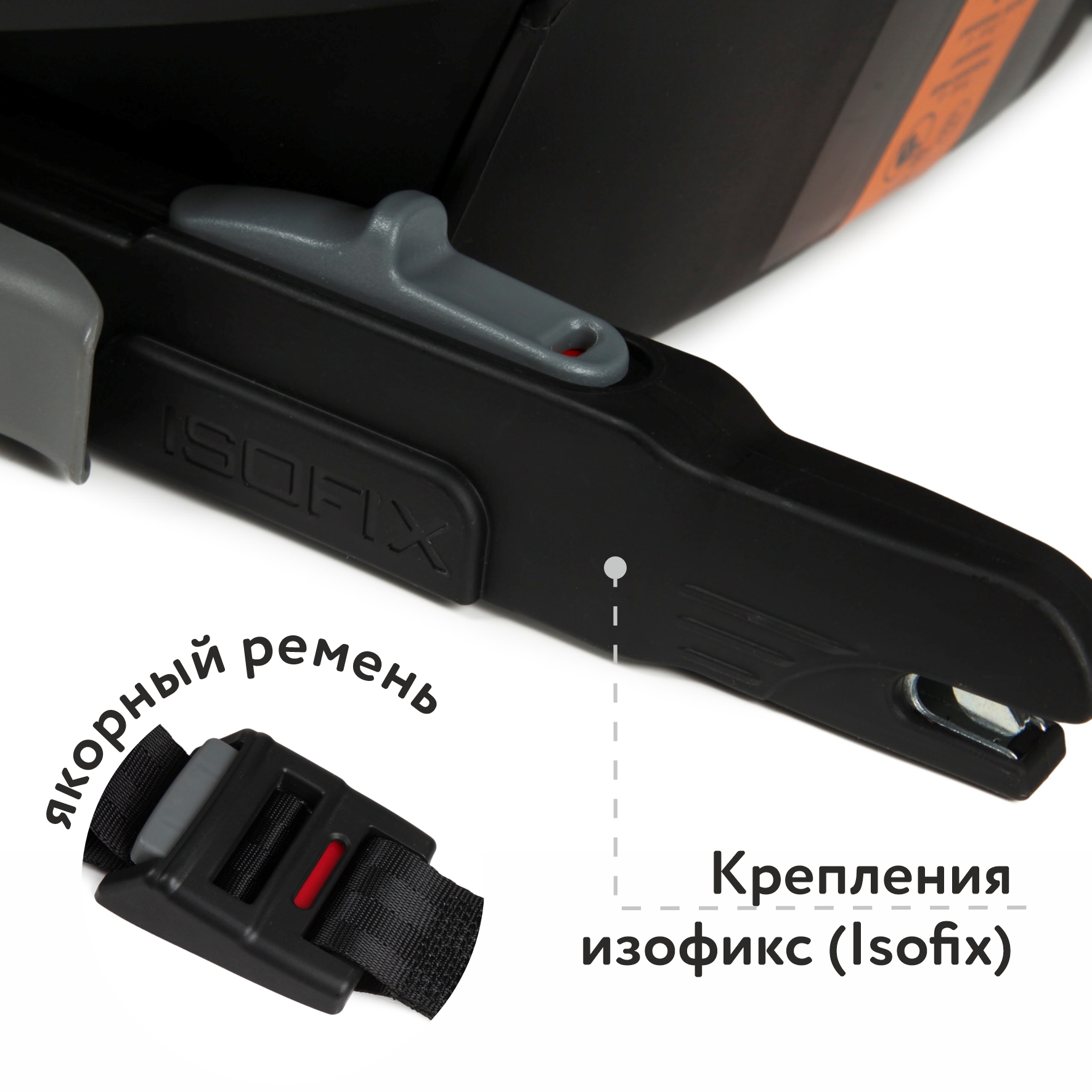 Автокресло nado Black currant Isofix 1/2/3 (9-36 кг) - фото 5