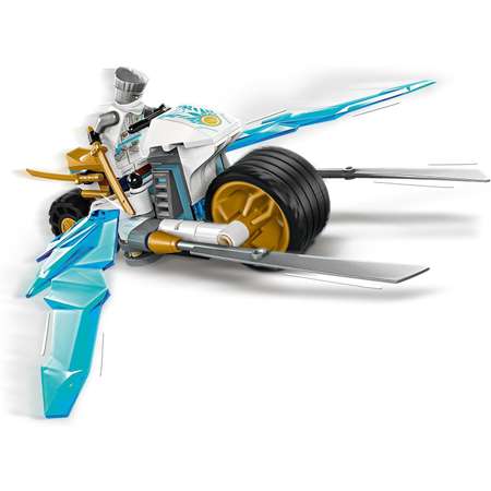Конструктор LEGO NINJAGO Ледяной мотоцикл Зейна блочный