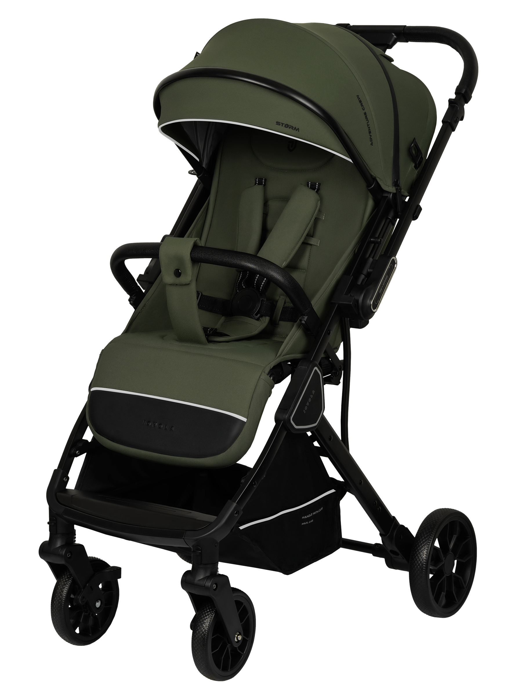 Изображение товара Коляска прогулочная JOVOLA Storm, зеленый