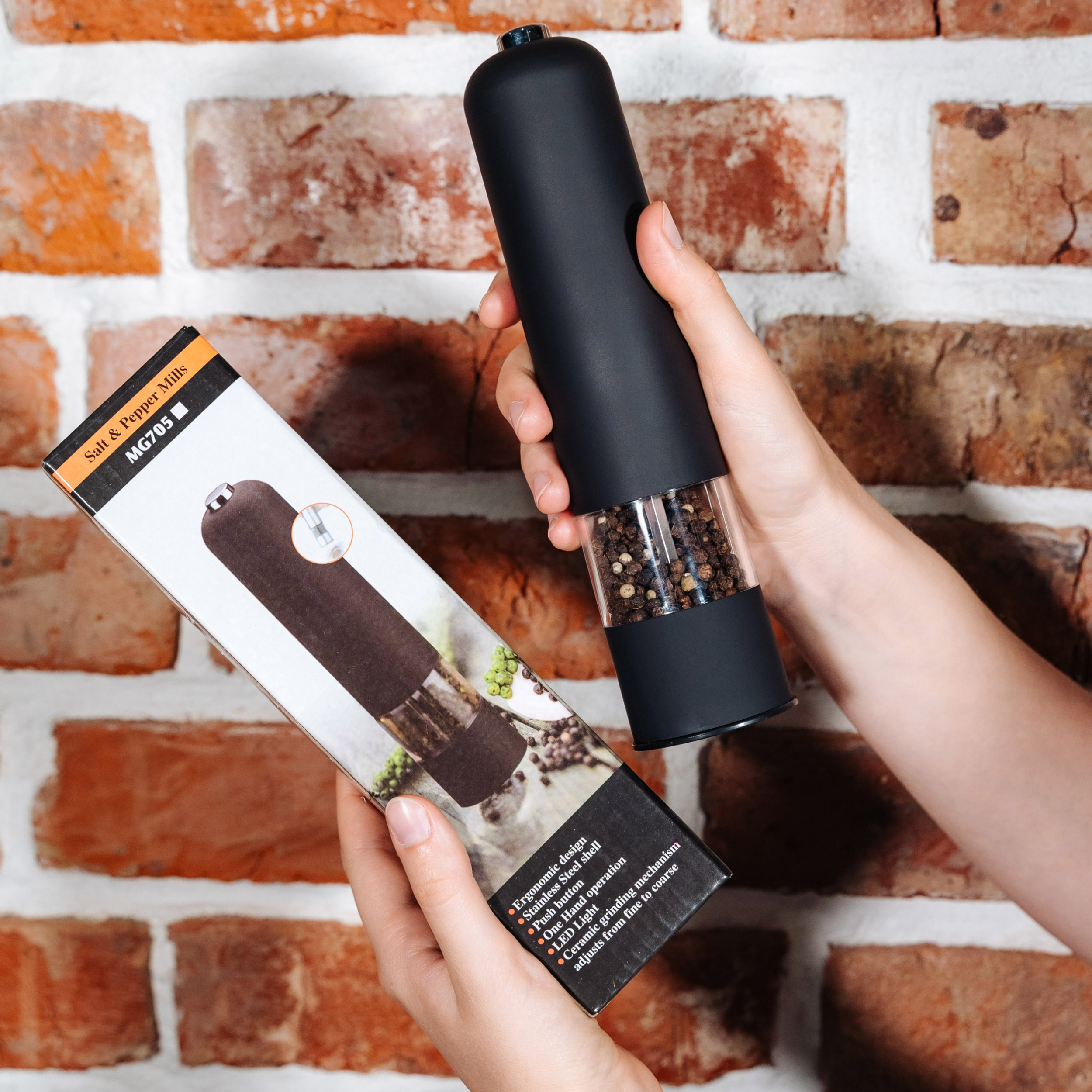 Мельница электрическая SG-SKOLYSHEV GROUP черная - фото 11