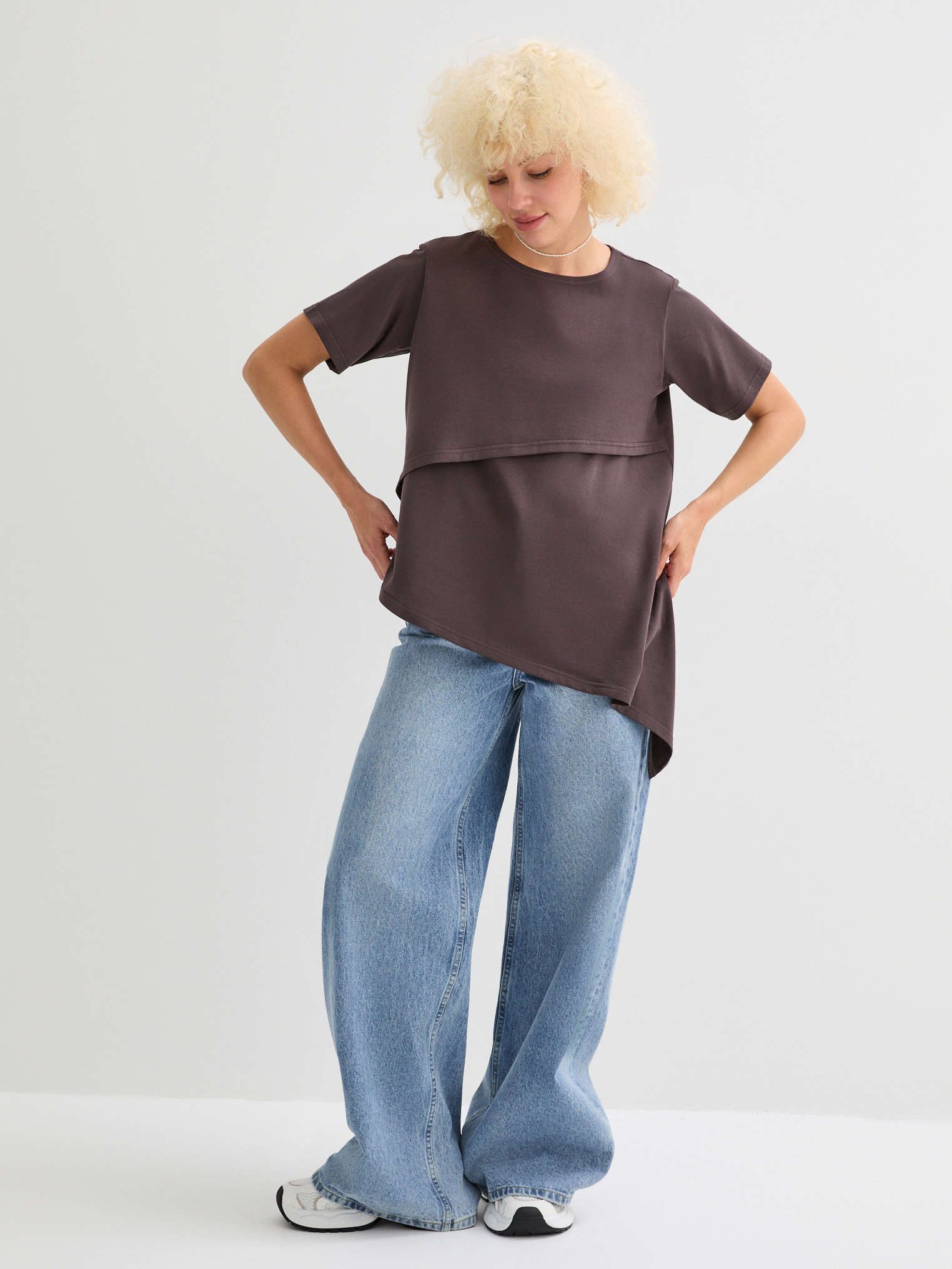 Футболка для кормящих Proud Mom ФКМЕ-0300-шоколад - фото 6