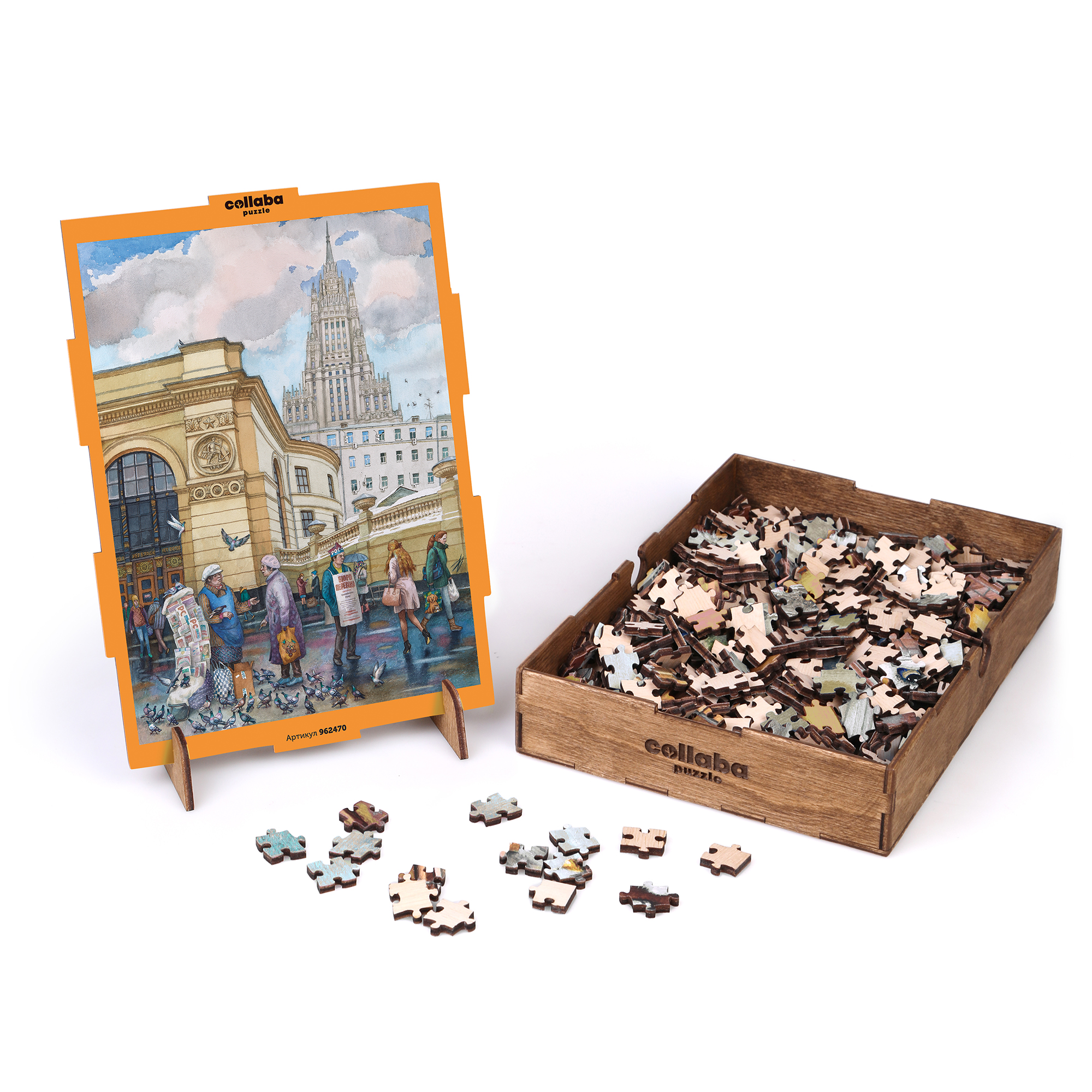 Пазл Collaba puzzle деревянный - фото 7