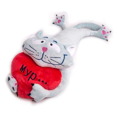 Мягкая игрушка button blue котик