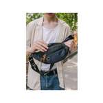 Сумка HEIKKI синий/оранжевый поясная