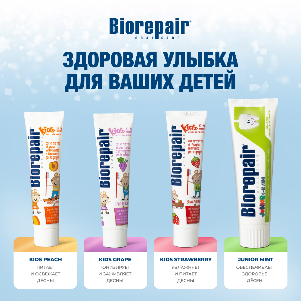 Зубная паста Biorepair без фтора мята - фото 11