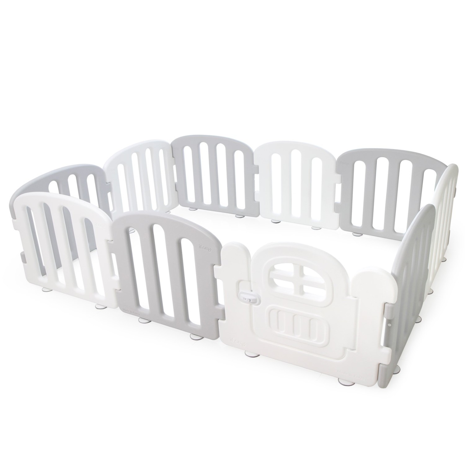 Детский манеж Ifam First Baby Room белый - серый IF-137-1-FBR-WLG10D - фото 11