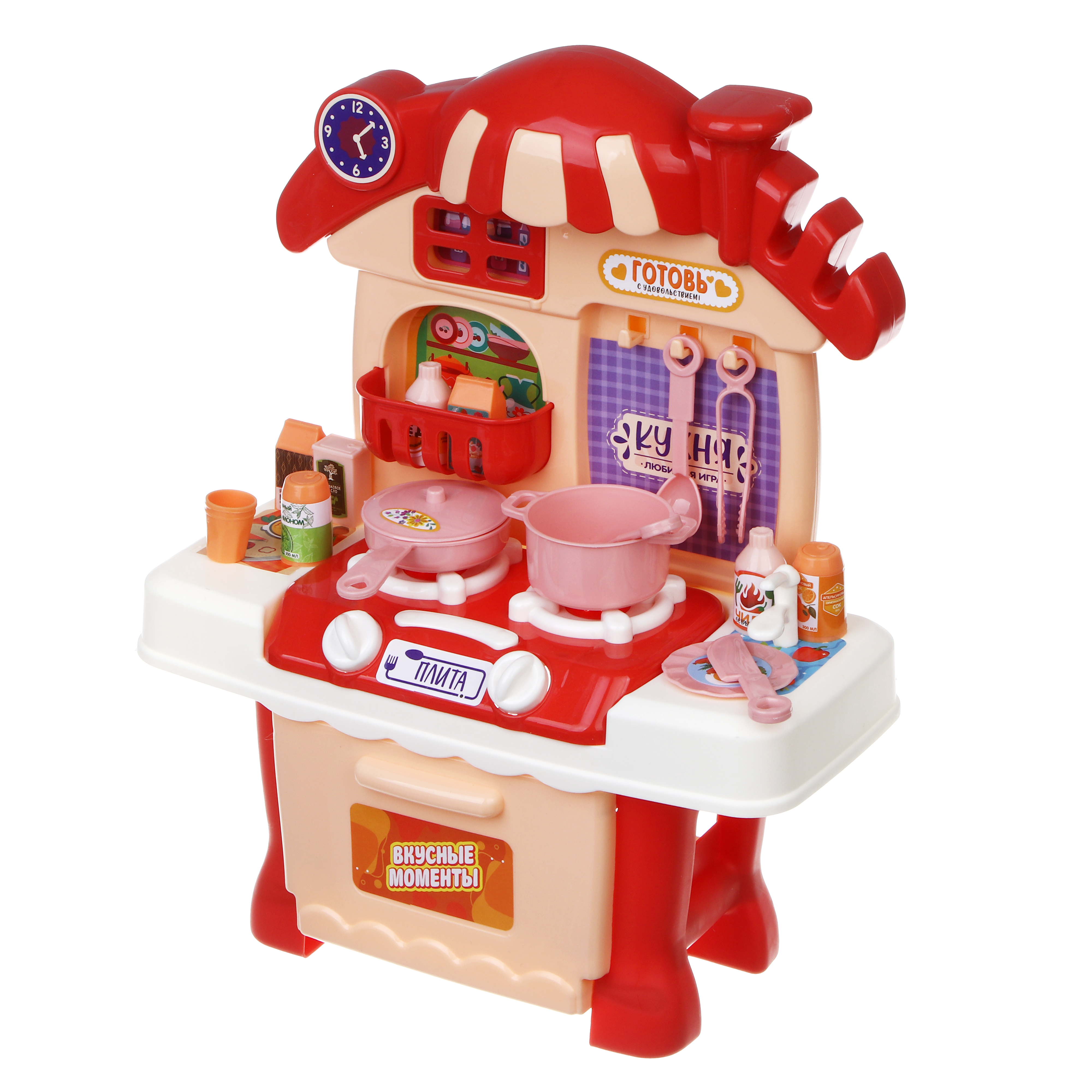 Игрушечная кухня Игроленд с аксессуарами: 30 шт. - фото 3