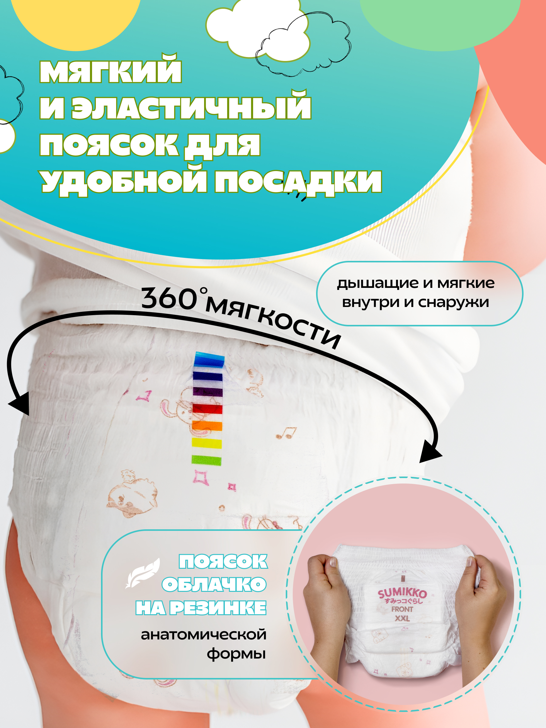 Трусики SUMMIKO 50 шт. - фото 5