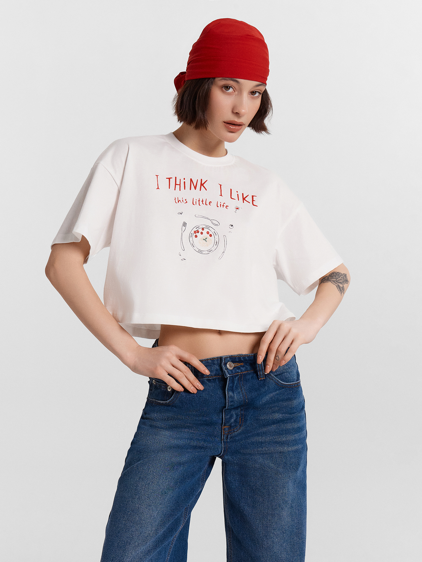 Футболка Mark Formelle (Марк Формэль) 112664/белый +печать4 - фото 3