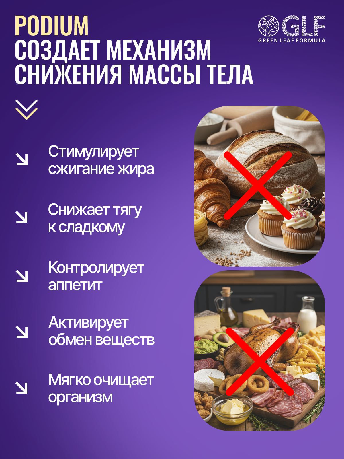 Таблетки для похудения Green Leaf Formula жиросжигатель для похудения для женщин и мужчин блокатор аппетита - фото 2