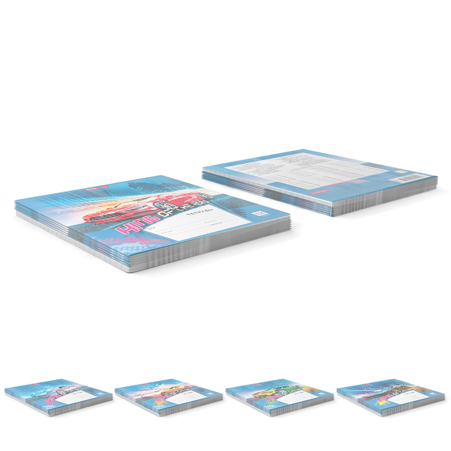 Тетрадь ErichKrause клетка 12 лист. в ассортименте - фото 6