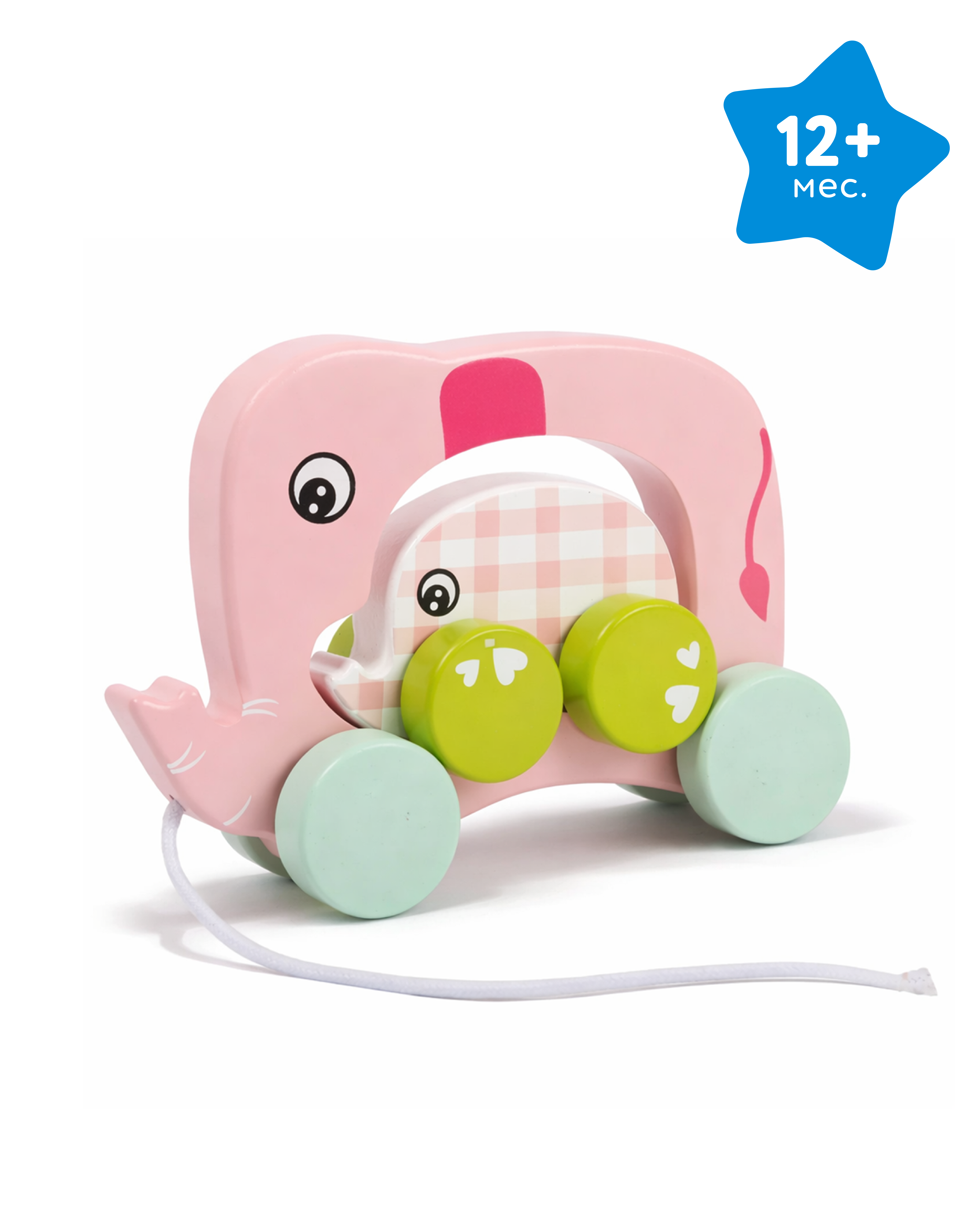 Игрушка BabyGo каталка Слоник - фото 1