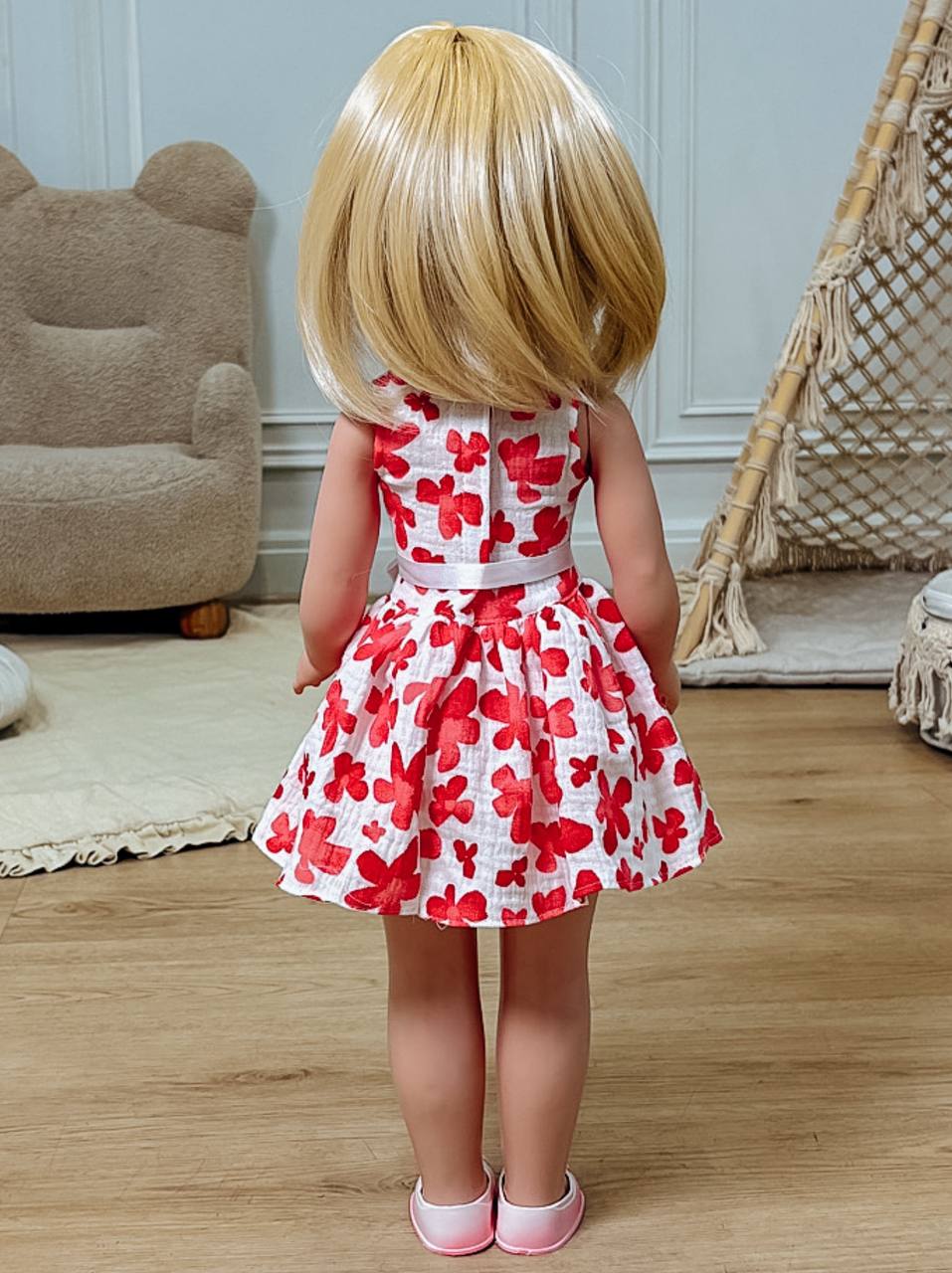 Кукла большая (ростовая) СТРАНА КУКОЛ говорящая Стелла высота 60 см кукла60-стелла19 - фото 14