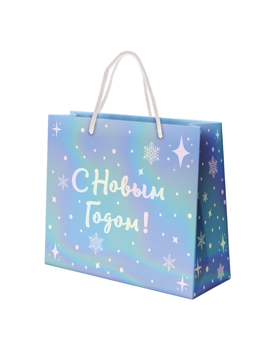 Пакет подарочный новогодний Золотая сказка пакетики для подарков и сладостей набор 4 штуки - фото 5