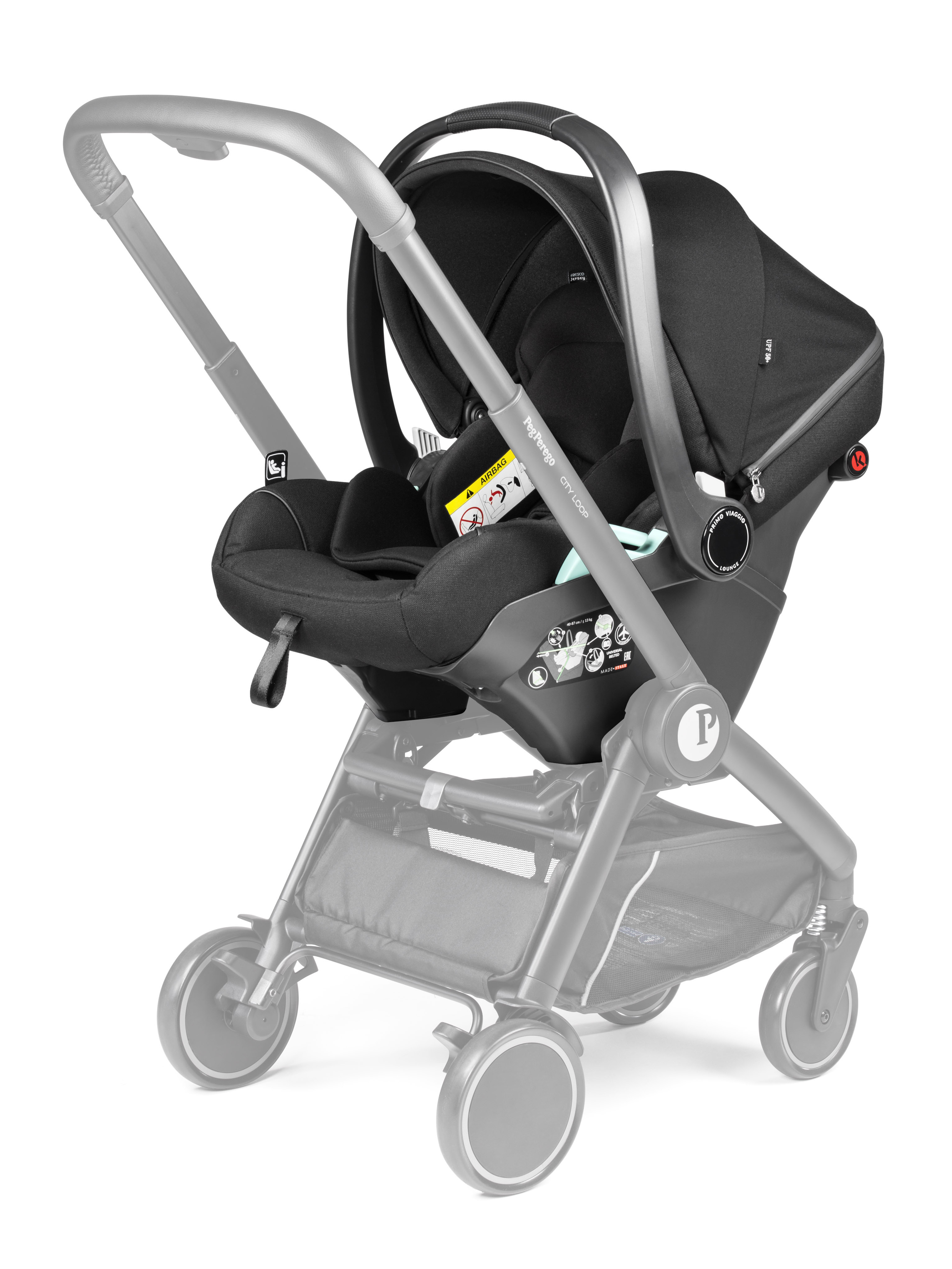 Автокресло Peg-Perego Lounge 0 (0 -13 кг) черный - фото 21