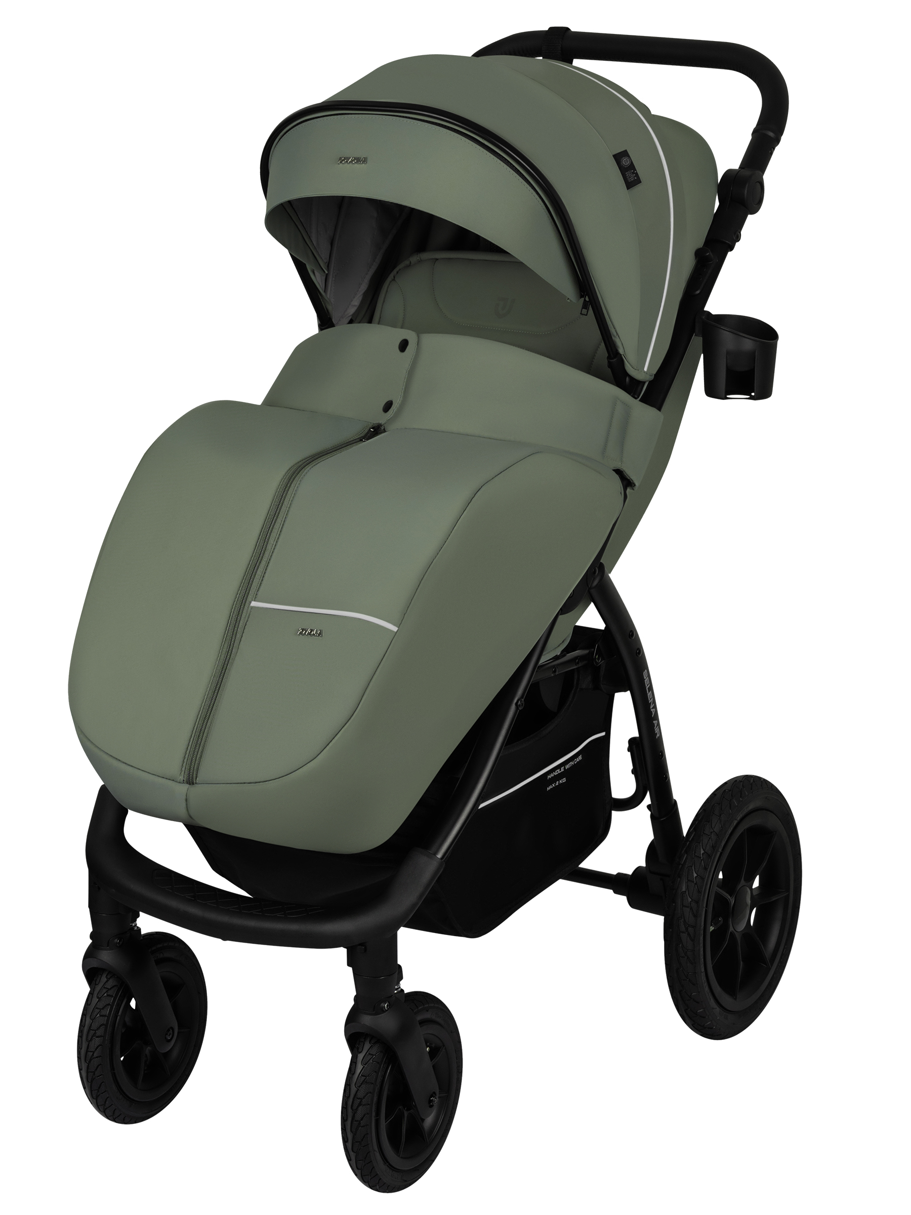 Коляска прогулочная JOVOLA Selena Air new зеленый - фото 2