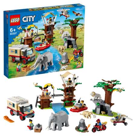 Конструктор LEGO City Wildlife Rescue Camp блочный